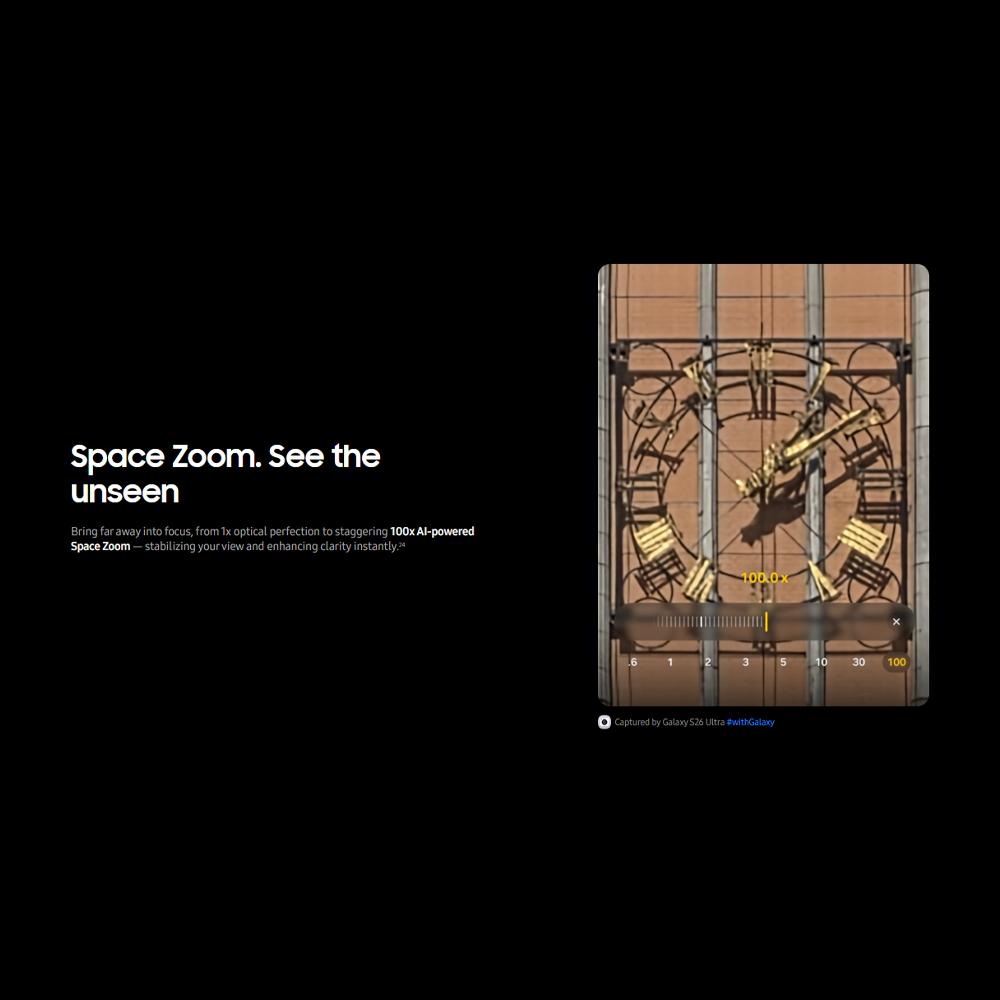 SAMSUNG Galaxy S26 Ultra 12GB+256GB/ 12GB+512GB/ 16GB+1TB | 6.9 inches | 200MP Rear Camera | Li-Ion 5000 mAh | Android 16, One UI 8.5 | Qualcomm SM8850-AC Snapdragon 8 Elite Gen 5 (3 nm)