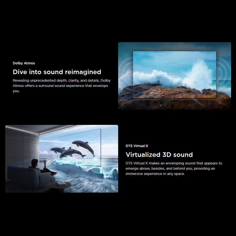 TCL 75/85/98 Premium QD-Mini LED 4K Google TV C855 | HDR 10+ | Ultra Slim Design | Dolby Atmos