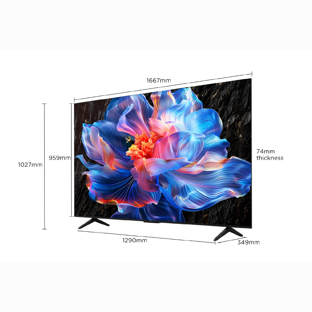 [2025 New Model] TCL 55"/65"/75" 4K HDR Google TV | P61K Series | Dolby Audio | AiPQ Processor | MEMC | HVA Panel
