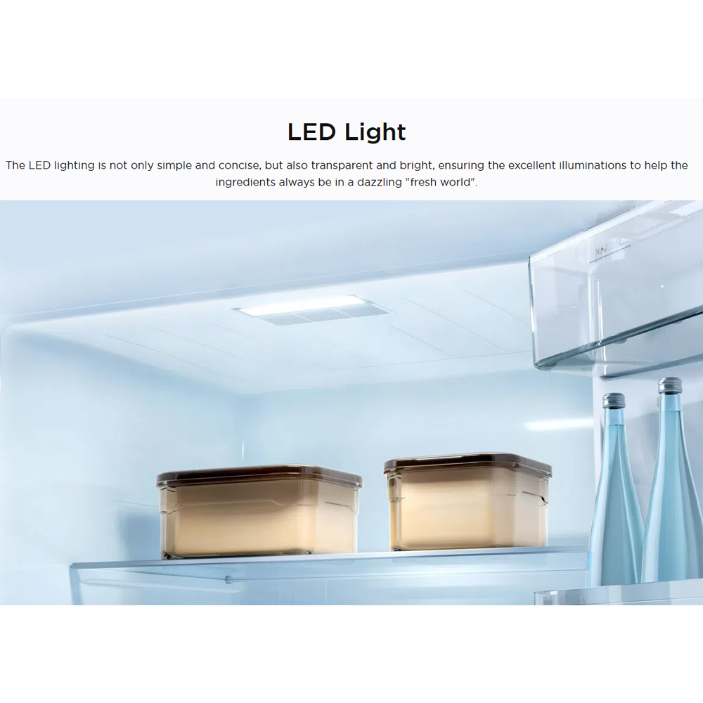 TCL 505L Twin Eco Inverter Multi Doors Refrigerator TR-C505AGWP | Total no frost | External LED display | LED light