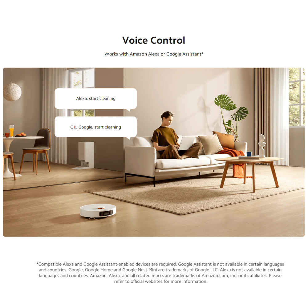 Xiaomi 75W Robot Vacuum X20+ | All-in-one smart base station | Enhanced vacuuming and mopping performance | LDS laser navigation | 1  Year General Warranty