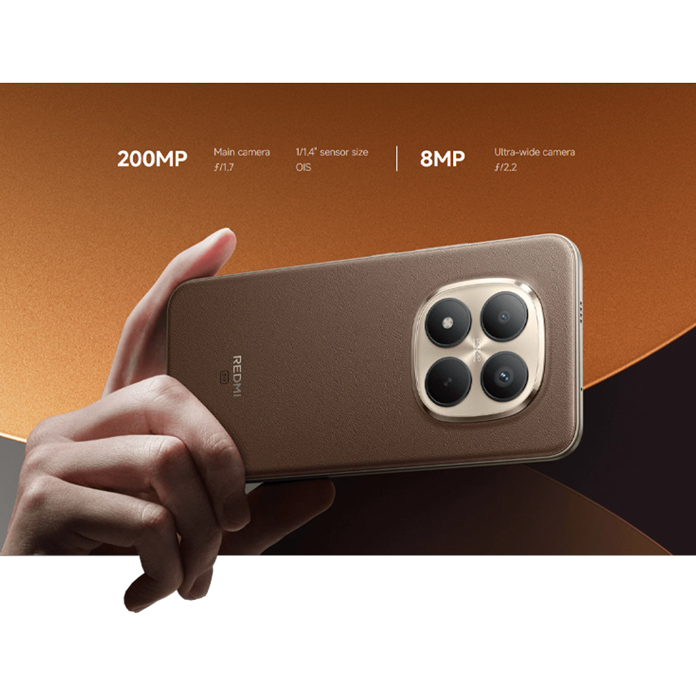 Xiaomi REDMI Note 15 Pro+ 5G 12GB+256GB/12GB+512GB | 6.83", AMOLED | 200MP Rear Camera | Qualcomm SM7635-AC Snapdragon 7s Gen 4 (4 nm) | Li-Po 6500mAh