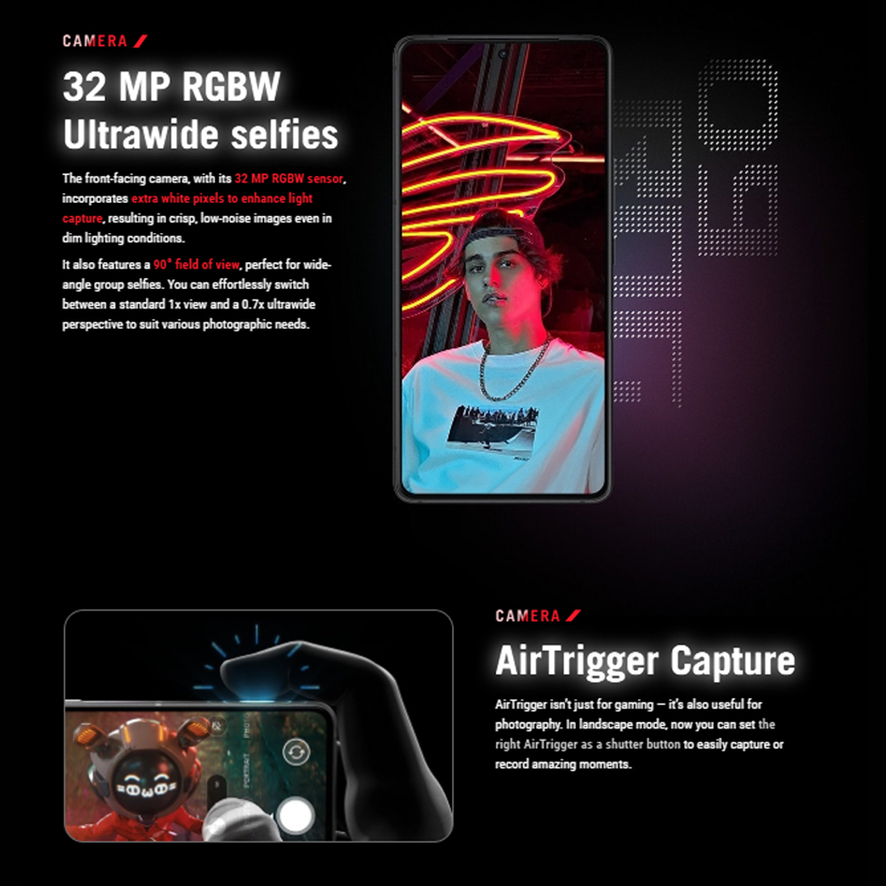 ASUS ROG Phone 9 12GB+256GB | 32 MP RGBW Ultrawide selfies | AniMe Vision | AeroActive Cooler X Pro