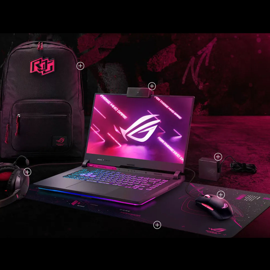 ASUS ROG Strix G15 Laptop 15.6-inch AMD Ryzen 7 6800H NVIDIA GeForce RTX 3060 16GB+512GB 2022 |  ROG Intelligent Cooling™ |  Dolby Vision and Dolby Atmos | Multiple RGB lighting zones | Laptop with 2 Year Warranty