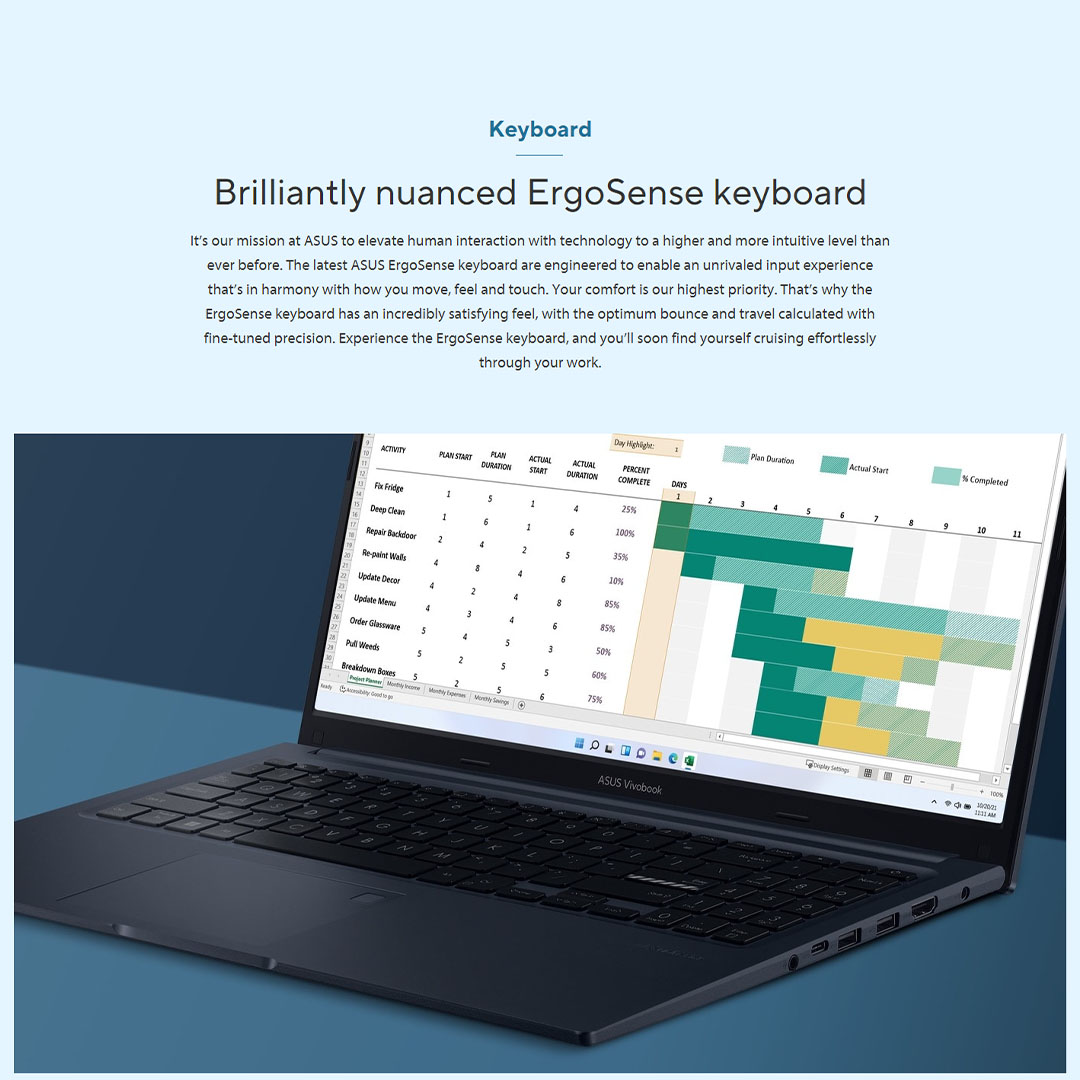 ASUS Vivobook 15  Laptop A1502Z-ABQ2141WS | Intel Core i5-12500H | 8GB+512GB SSD | 15.6-inch FHD | Windows 11 | Laptop with 2 Years Warranty