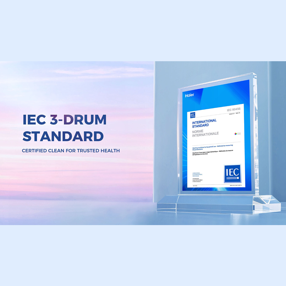 HAIER 12KG Multiwash 3-Drum DD Inverter Front Load Washing Machine HW140-BD14697WU1 |Direct Drive Inverter| Wifi Compatible