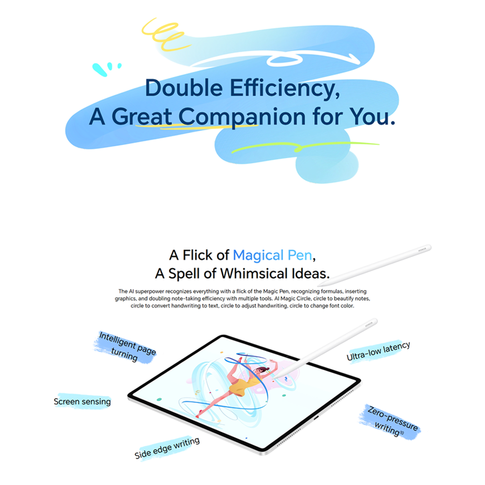 HONOR Pad V9 12GB+12GB+256GB | 11.5 inches | 13MP Camera | Mediatek Dimensity 8350 (4 nm) | Li-Po 10100mAh