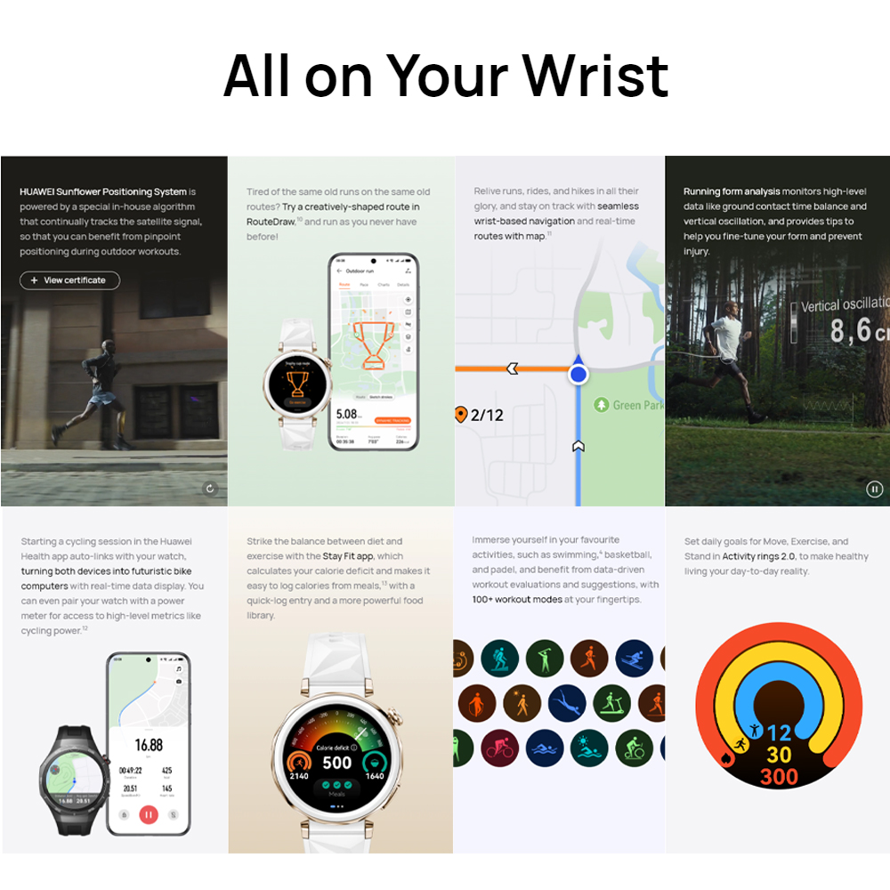 Huawei WATCH GT 5 Pro | Sculpted with aerospace-grade titanium alloy | Pro-Level Sports Golf Courses Map