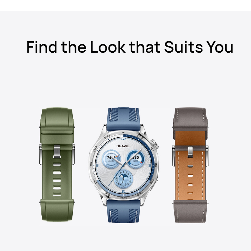 Huawei WATCH GT 5 | Up to 2-Week Battery Life | Sculpted look, geometric feel | Sharp-Edged Design