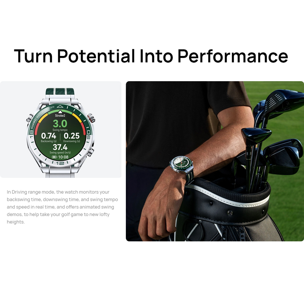 Huawei Watch Ultimate HNBR/ Titanium Strap | Liquid Metal Material | Pro-level Sports | Bluetooth Calling