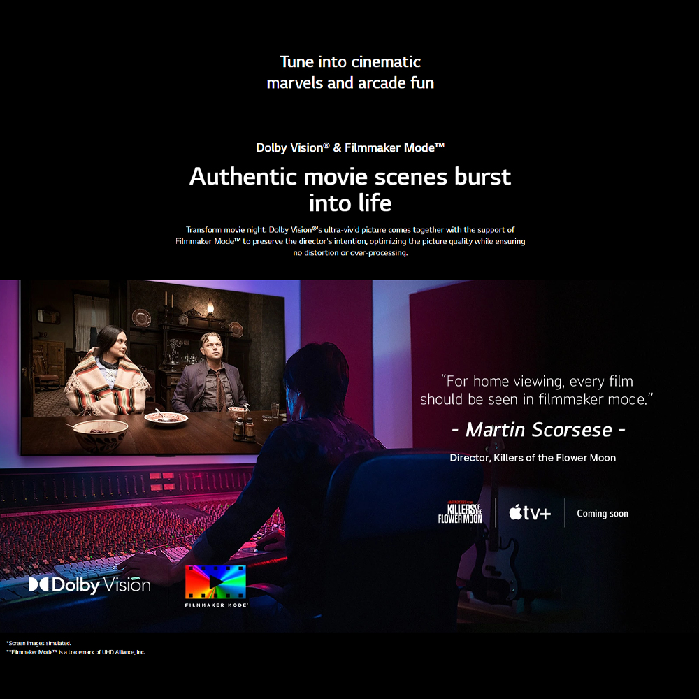 sold out       icon arrow left boldicon arrow right bold Share:  0 Product Information Section LG 55/65 inch 4K UHD Smart TV with AI B4 | α8 AI Super Upscaling 4K | FreeSync Anti-Tear | HGiG Game Mode