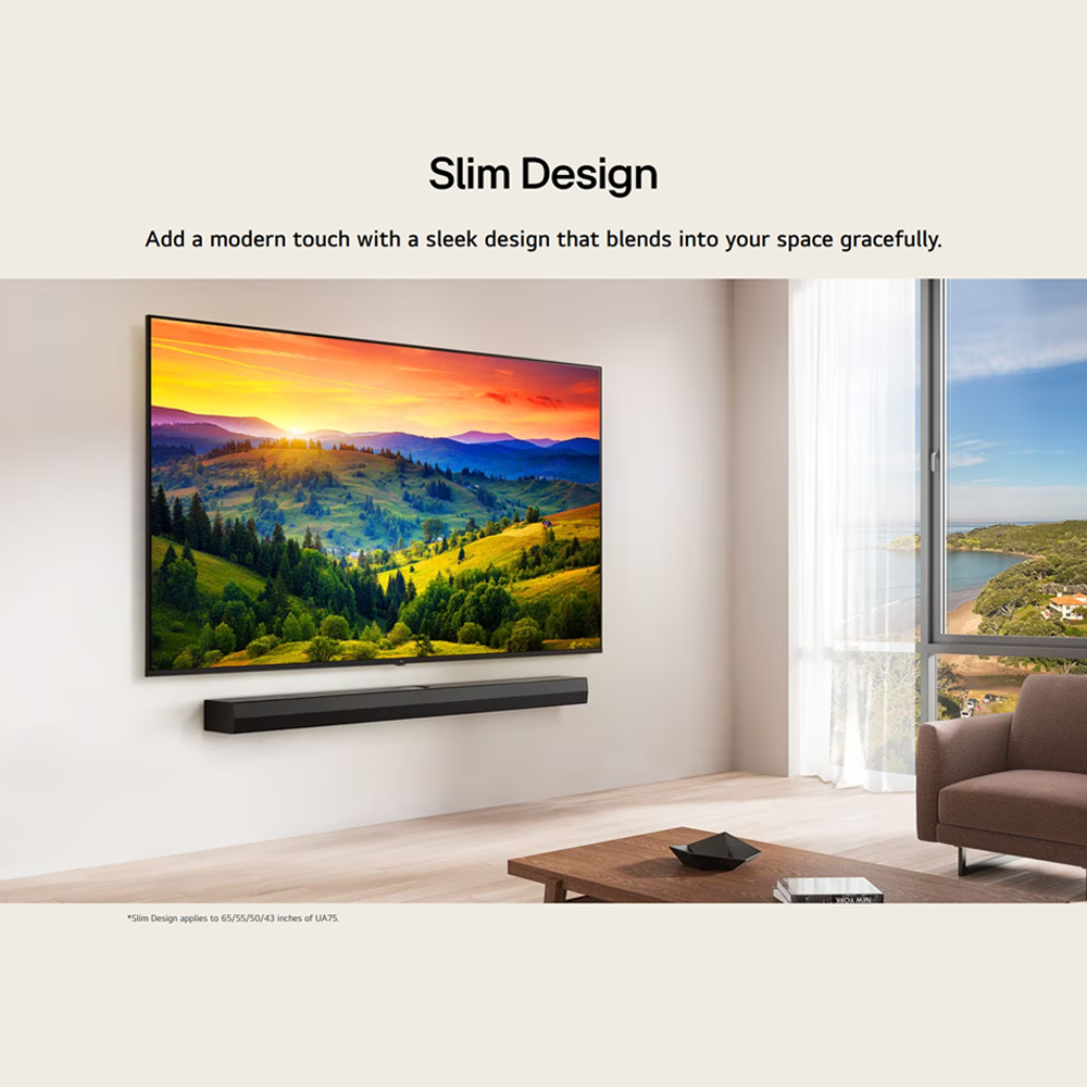 LG 75"/86" 4K UHD AI TV UA84 Smart TV 75UA8450PSA/ 86UA8450PSA | 4K HDR10 Pro | 7 4K AI Processor Gen8 | AI Sound Pro | FILMMAKER MODE