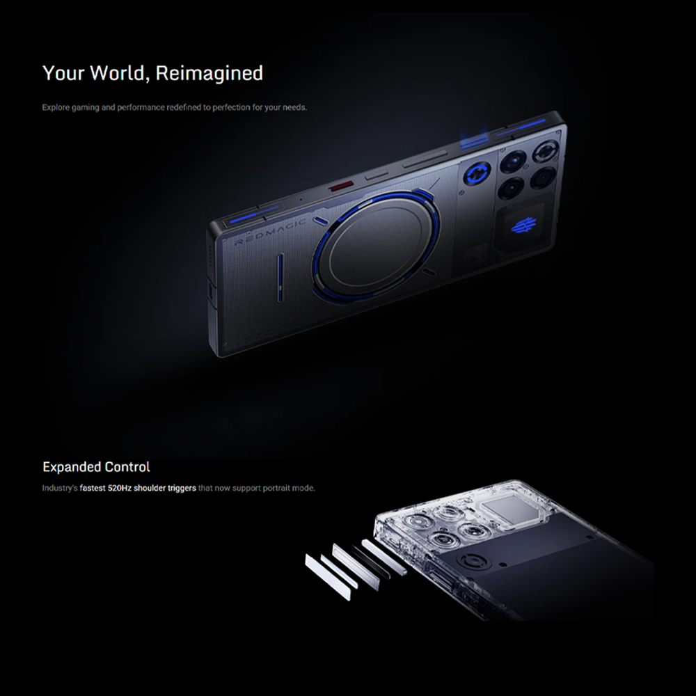 REDMAGIC 11 Pro | Snapdragon 8 Elite Gen 5 | AMOLED Display 144Hz Refresh Rate | 7500mAh Battery | 80W Fast Charging