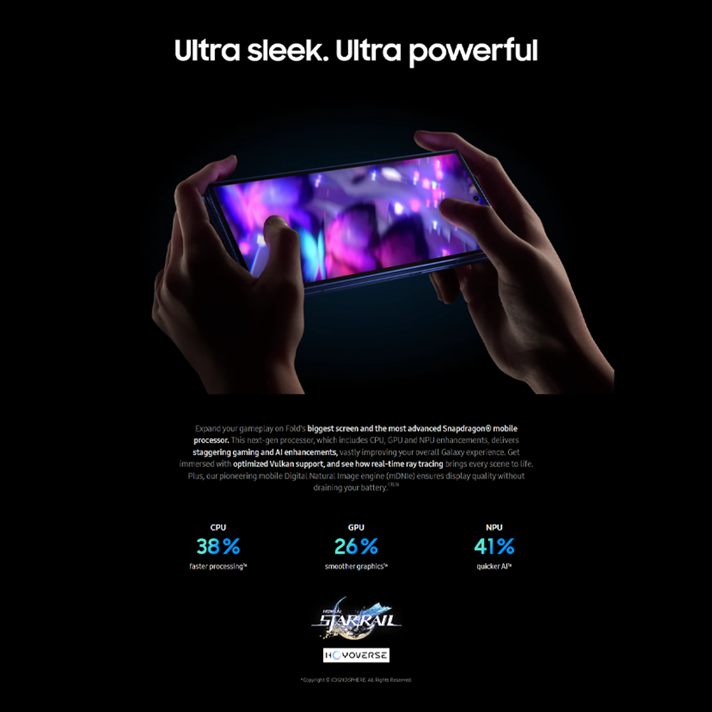 SAMSUNG Galaxy Z Fold7 | 200 MP Ultra Camera | Snapdragon 8 Elite | 8" Foldable Dynamic LTPO AMOLED 2X Display