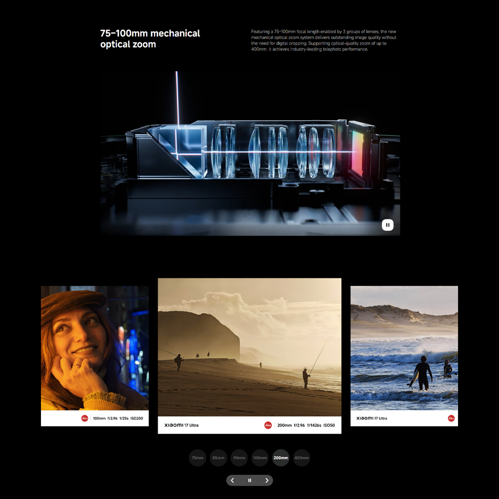 Xiaomi 17 Ultra 16GB+512GB/16GB+1TB | 6.9", LTPO AMOLED | 50MP Rear Camera | Qualcomm SM8850-AC Snapdragon 8 Elite Gen 5 (3 nm) | Li-Po 6000mAh, Supports 90W fast charging