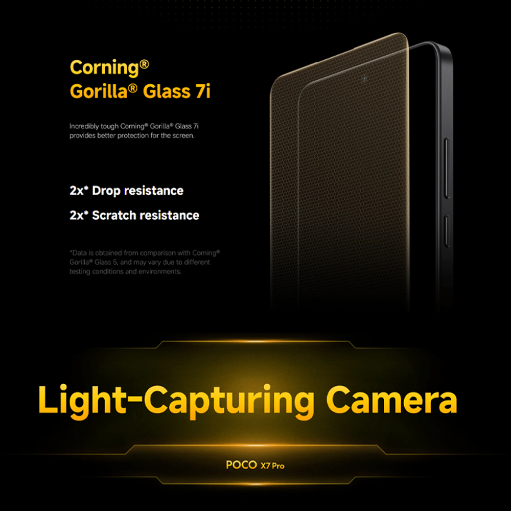 Xiaomi POCO X7 Pro | 6.67 inches, AMOLED | 50MP Main Camera | Mediatek Dimensity 8400 Ultra (4 nm) | Li-Po 6000 mAh