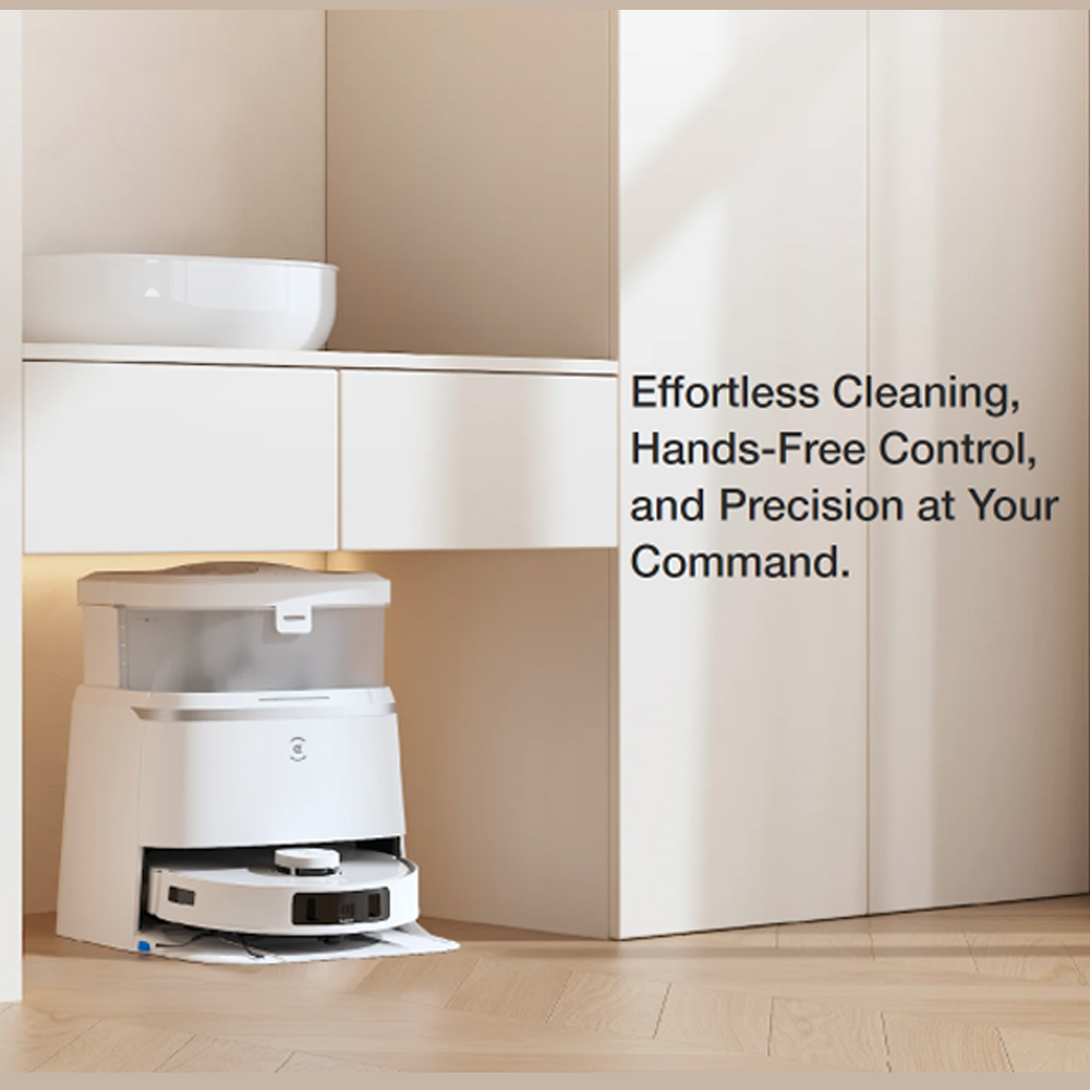 Ecovacs 11000Pa DEEBOT PRO OMNI T30 | Mini OMNI Station | Stylish Appearance | TruEdge Adaptive Edge Mopping