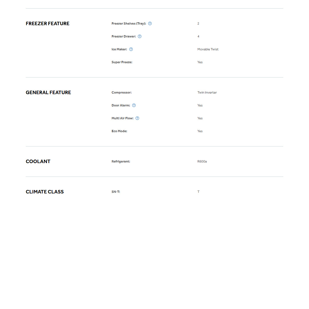 HAIER 510L 4 Doors Twin Inverter Refrigerator HRF-510GB/HRF-510MG | Immersive Touch Screen | Big Flexible Box | 360° Precise Cooling | LED Lighting | Save Energy | Eco Friendly Refrigerant | Refrigerators with 2 Year Warranty