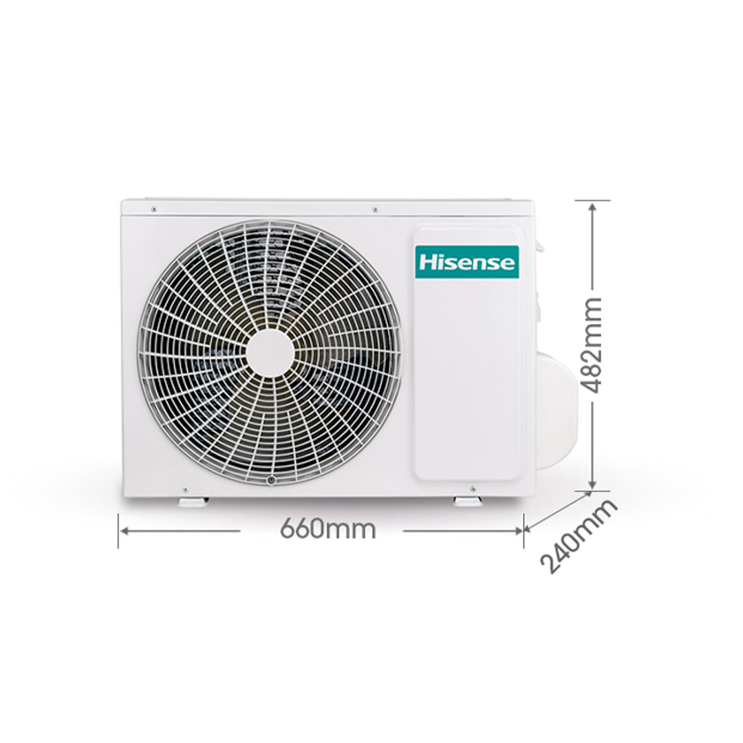 HISENSE 1HP R32 Non-Inverter Wall Mount Air Conditioner AN09CBG | LED display | Super Quite Mode | Gas Leaking Detection | Smart Mode - Auto run | Air Conditioner with 2 Years Warranty