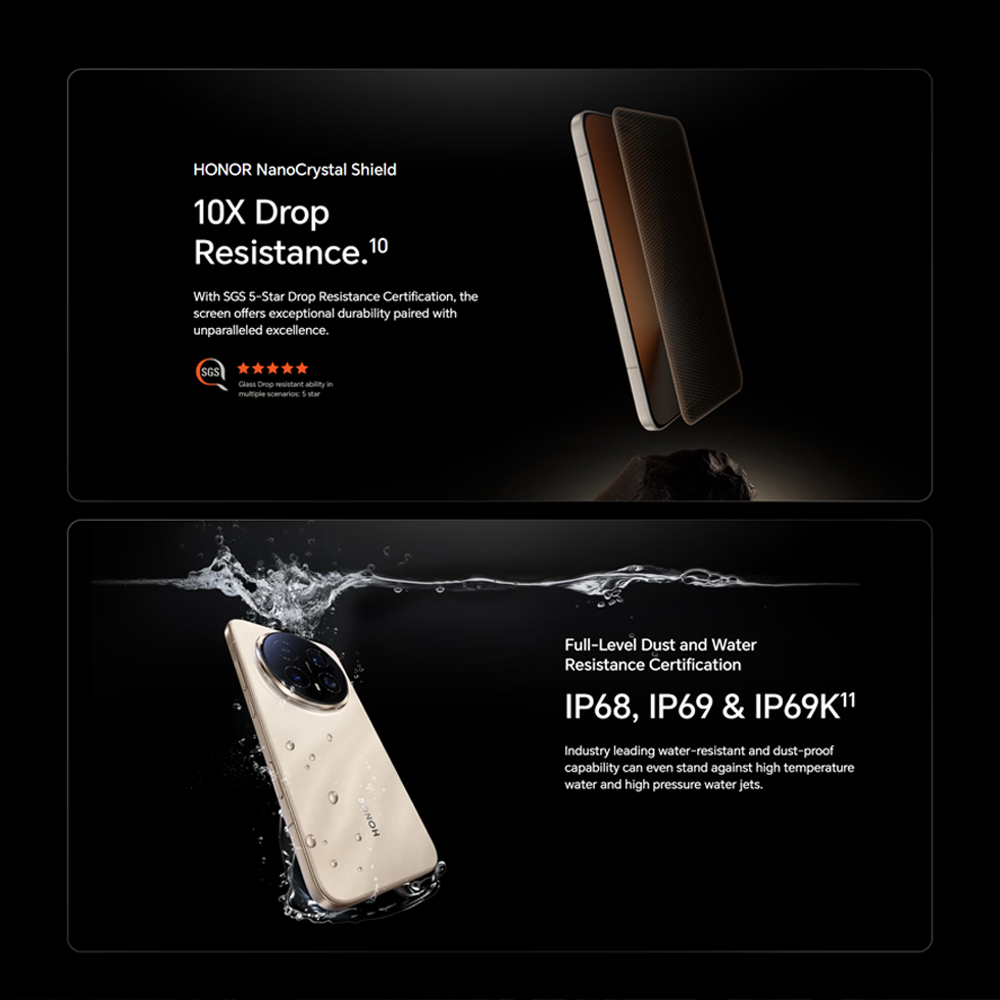 HONOR Magic8 Pro | Snapdragon® 8 Elite Gen 5 | 200MP Ultra Night Telephoto | 100W Honor Wired SuperCharge | IP68, IP69 & IP69K11