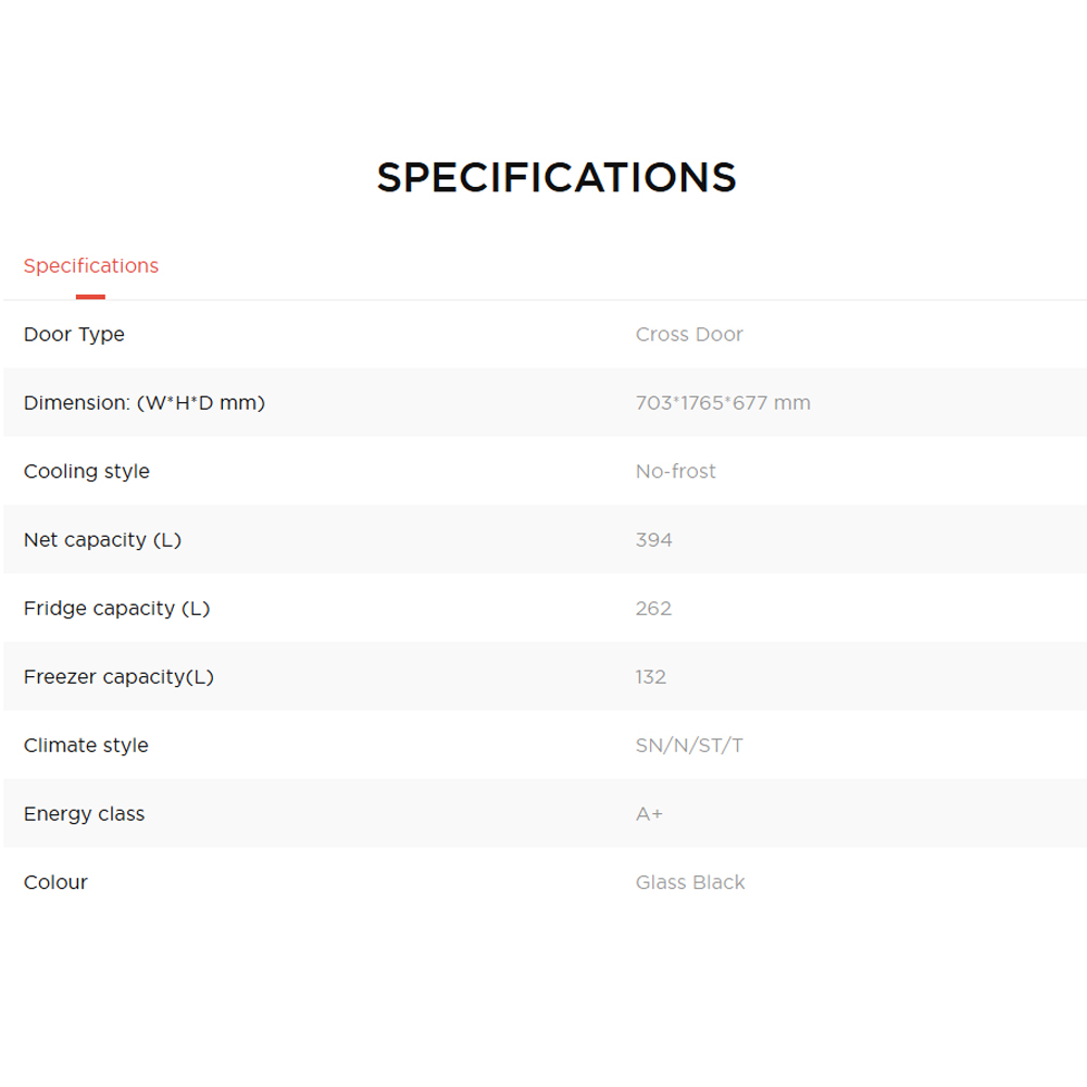 TCL 505L Twin Eco Inverter Multi Doors Refrigerator TR-C505AGWP | Total no frost | External LED display | LED light