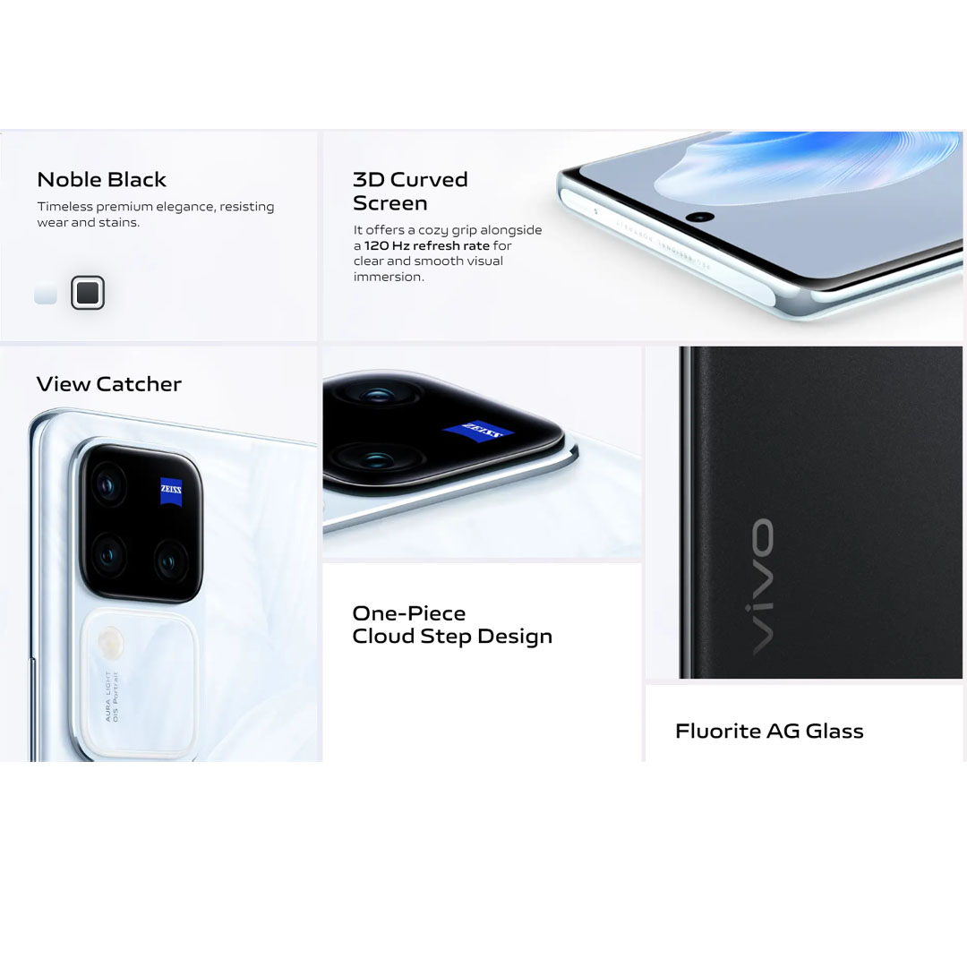 vivo V30 Pro 5G 12GB+512GB | 5000 mAh Battery | Flagship Empowerment | 50 MP Profesional Portrait Camera | Smartphone with 1 Year Warranty