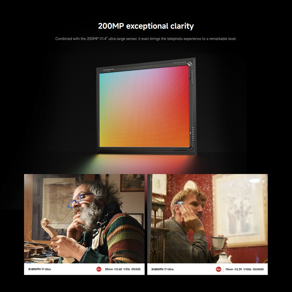 Xiaomi 17 Ultra 16GB+512GB/16GB+1TB | 6.9", LTPO AMOLED | 50MP Rear Camera | Qualcomm SM8850-AC Snapdragon 8 Elite Gen 5 (3 nm) | Li-Po 6000mAh, Supports 90W fast charging