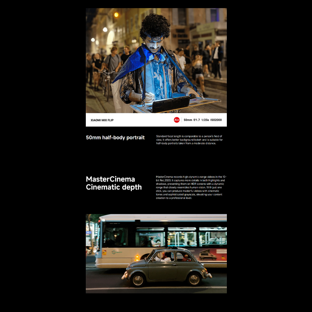 Xiaomi Mix Flip 12GB+512GB | 6.86" | Dual SIM | Android 14, HyperOS | Qualcomm SM8650-AB Snapdragon 8 Gen 3 (4 nm)