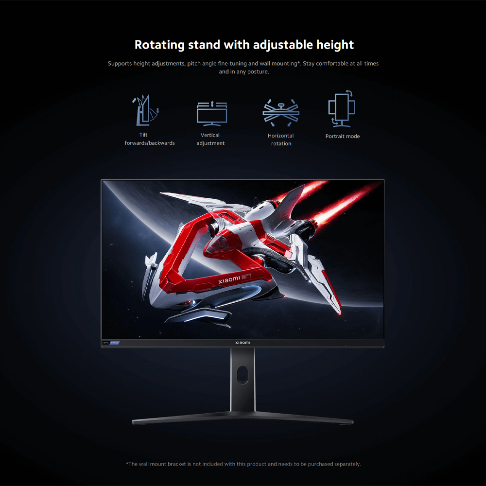 Xiaomi Mini LED Gaming Monitor G Pro 27i | 180Hz high refresh rate | Clear and bright picture | 1152-zone Mini LED