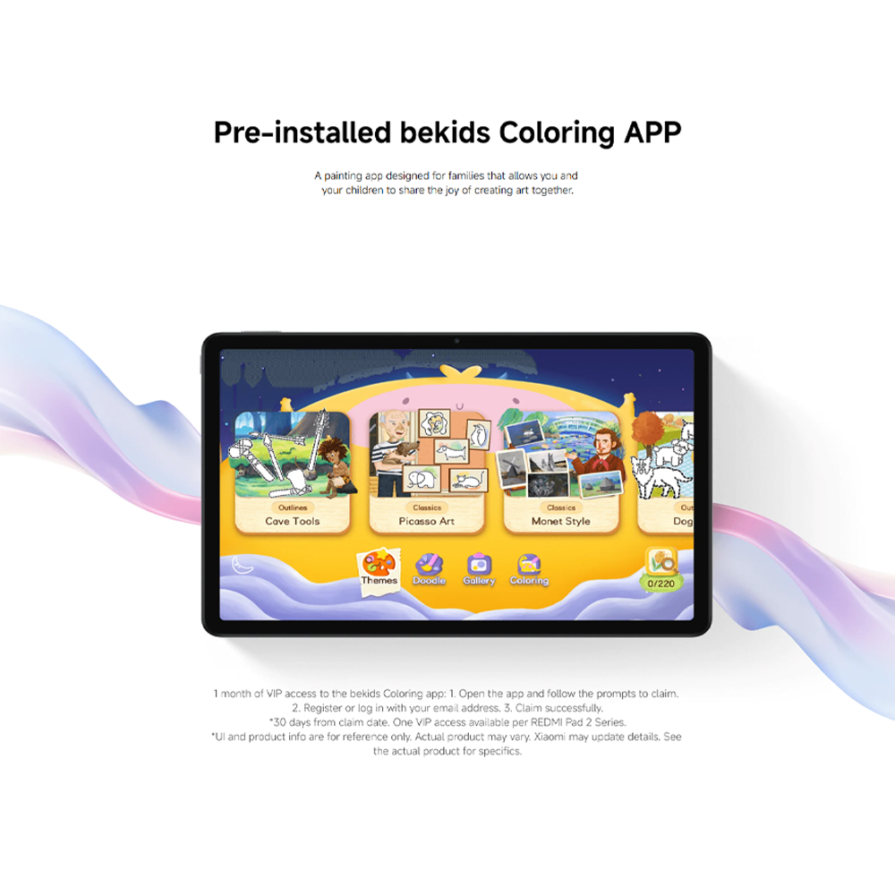 Xiaomi REDMI Pad 2 4GB+128GB | 11" 2.5K crystal-clear display | Advanced Helio G100-Ultra |  9000mAh