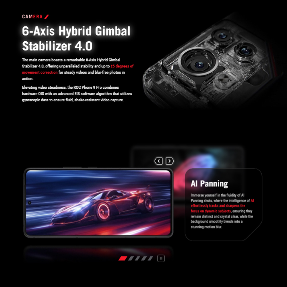 ASUS ROG Phone 9 Pro Edition 24GB+1TB |  Qualcomm Snapdragon 8 Gen 3 | Li-Po 5500 mAh | 6.78 inch, SAMSUNG Flexible AMOLED