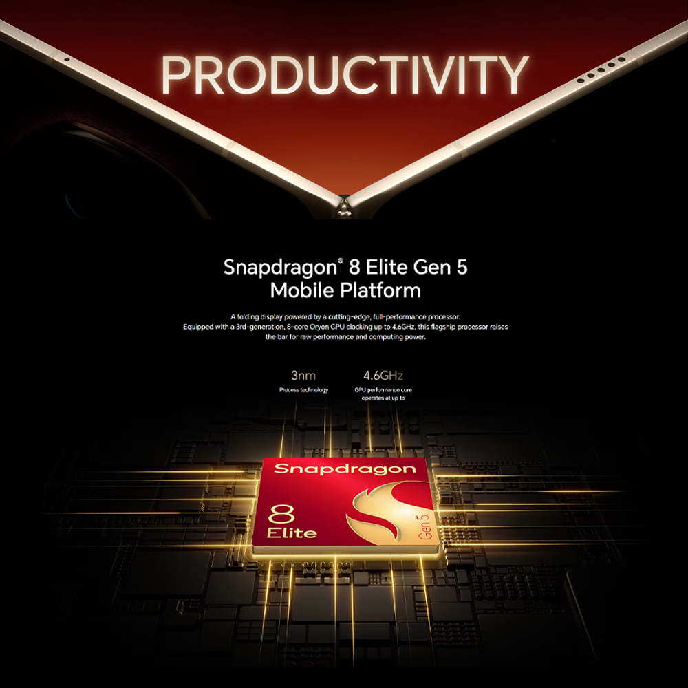 HONOR Magic V6  16GB+512GB / 16GB+1TB |Qualcomm Snapdragon® 8 Elite Gen 5 | 80W + 66W Dual SuperCharge |  IP68 & IP69