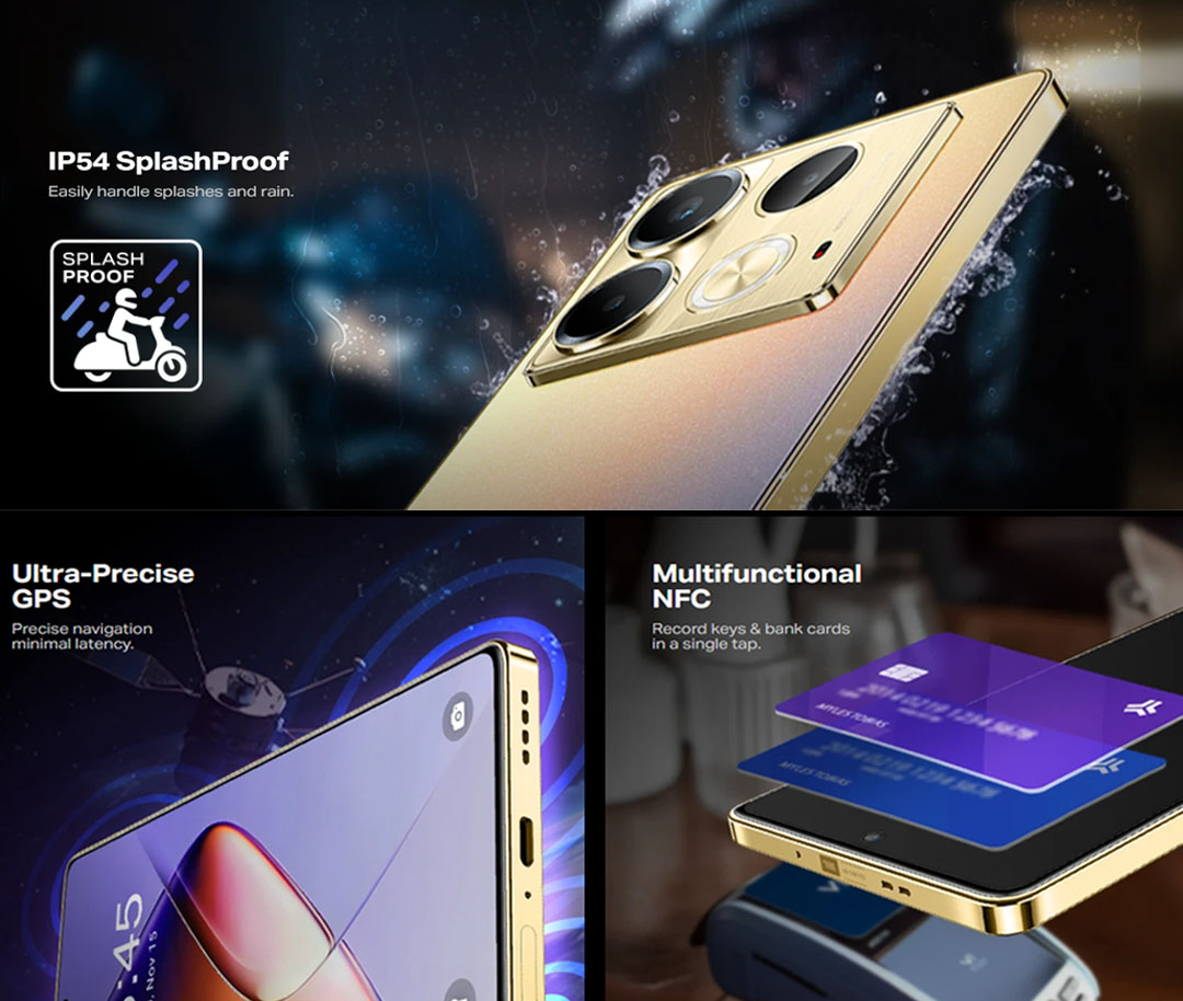 Infinix Note 40 8GB+256GB | Li-Po 5000mAh | 45W | 6.78 inches | Flexible AMOLED display | Mediatek Helio G99 Ultimate | Smartphone with 1 Year Manufacturer Warranty