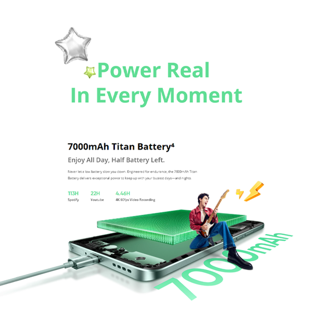 realme 15 Pro 5G 12GB+512GB | Snapdragon® 7 Gen 4 | 144Hz HyperGlow 4D Curve+ Display | 7000mAh Titan Battery