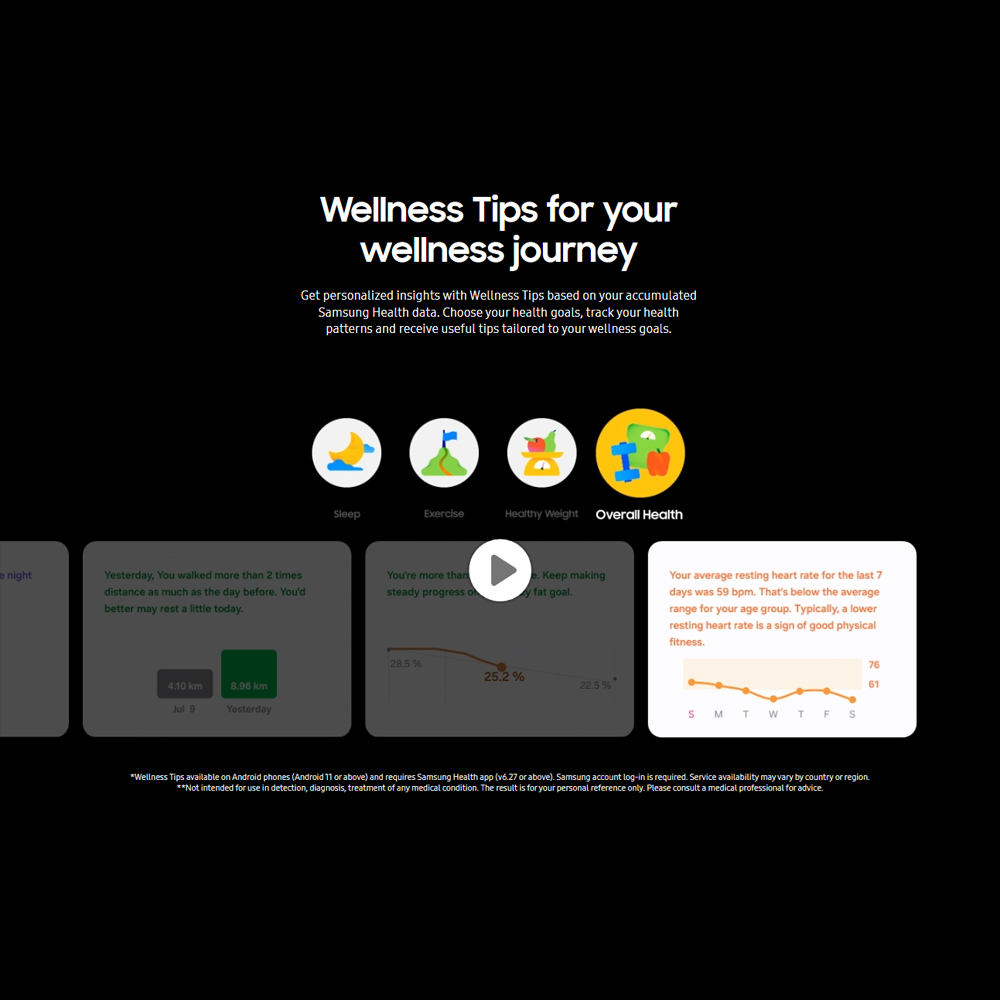 SAMSUNG Galaxy Watch7 Bluetooth 40mm 44mm | Personalized Sleep Coaching | Advanced fitness tracking