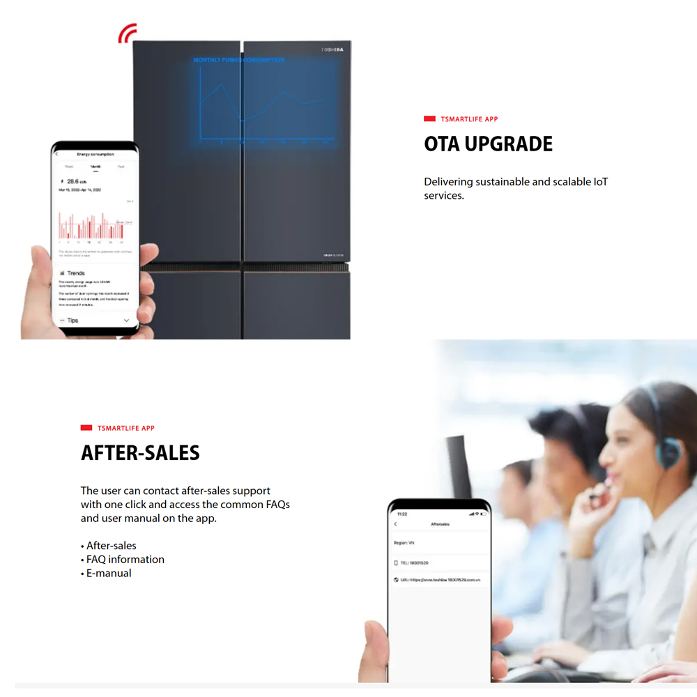 TOSHIBA 820L NaturePURE Multi Doors Origin Inverter Refrigerator GR-RF900WI-PMY(06) | NaturePURE | Roomy Storage | Extra Fresh