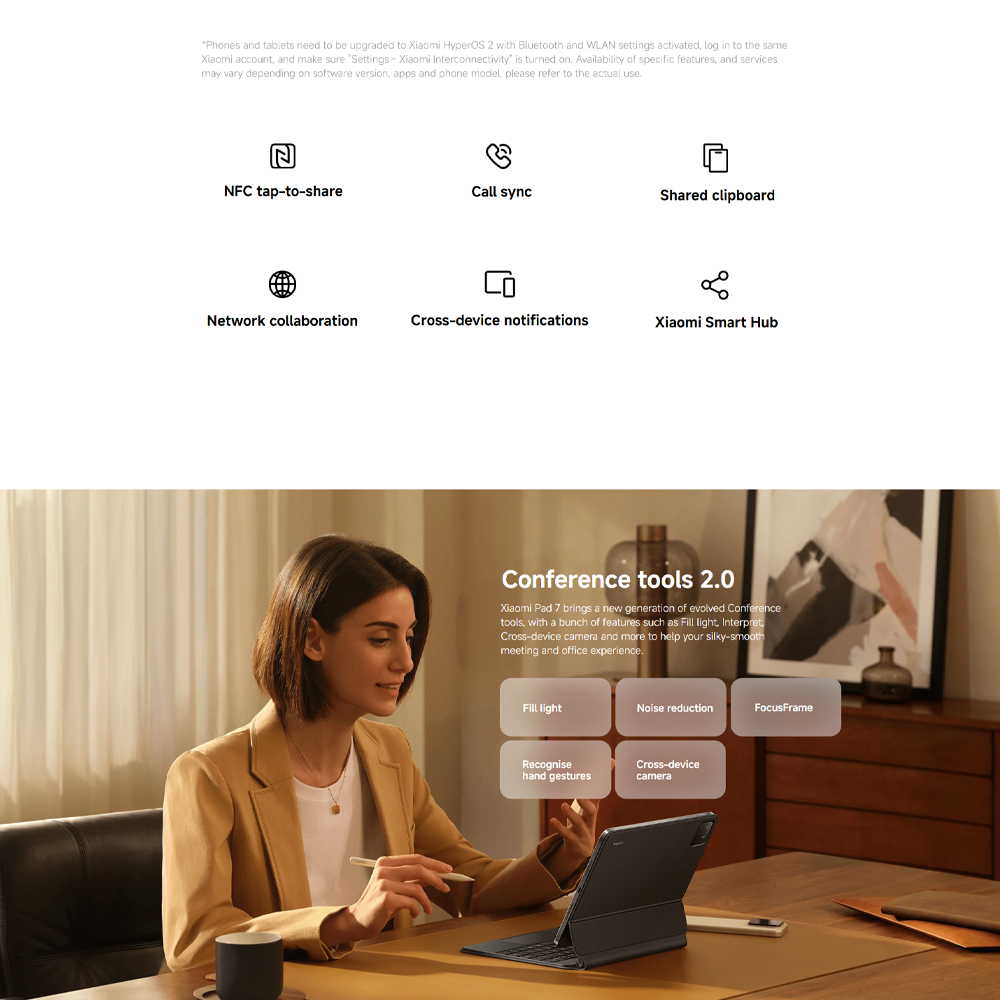 Xiaomi Pad 7 8GB+128GB/ 8GB+256GB | Qualcomm SM7675-AB Snapdragon 7+ Gen 3 (4 nm) | 11.2 inch, PS LCD | 13MP Main Camera | Li-Po 8850 mAh,Fast charging 45W