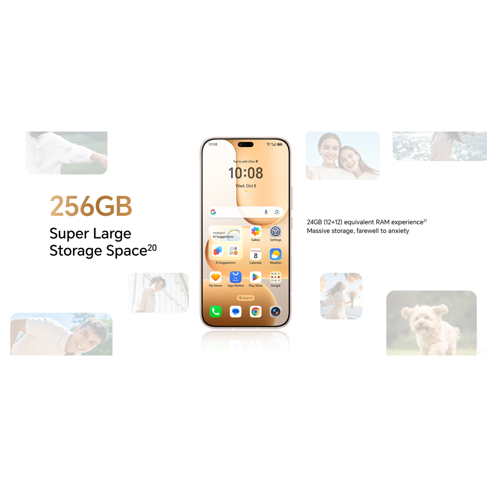 HONOR 600 Lite 12GB+256GB | 6.6 inch, AMOLED | 108MP Rear Camera | Mediatek Dimensity 7100 Elite (6 nm) | Android 16, MagicOS 10 | Li-Po 6520 mAh