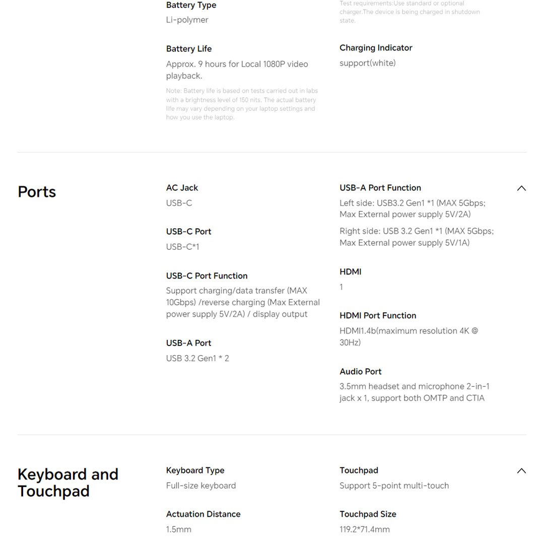 HONOR MagicBook X 16 16-inch 12th Generation Intel® Core™ i5-12450H Intel UHD Graphics | 65W Portable Fast Charger | Comfortable Reading | 7.5 Hours of Daily Office Work | Laptop with 1 Year Warranty