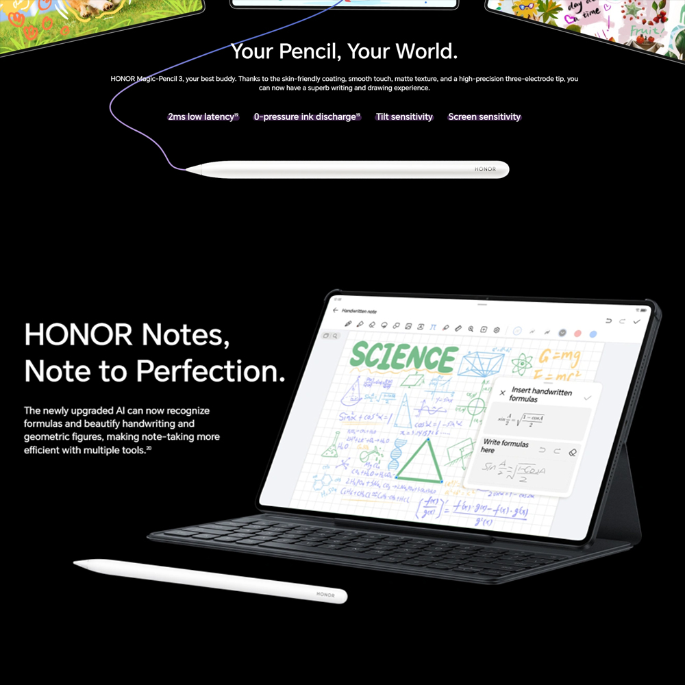 HONOR MagicPad2 12GB+256GB | 12.3 inch, OLED | MagicOS 8.0.1 (Android 14) | The Slimmer, The Stronger