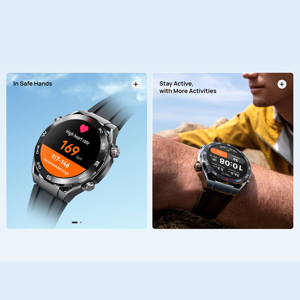 Huawei Watch Ultimate HNBR/ Titanium Strap | Liquid Metal Material | Pro-level Sports | Bluetooth Calling