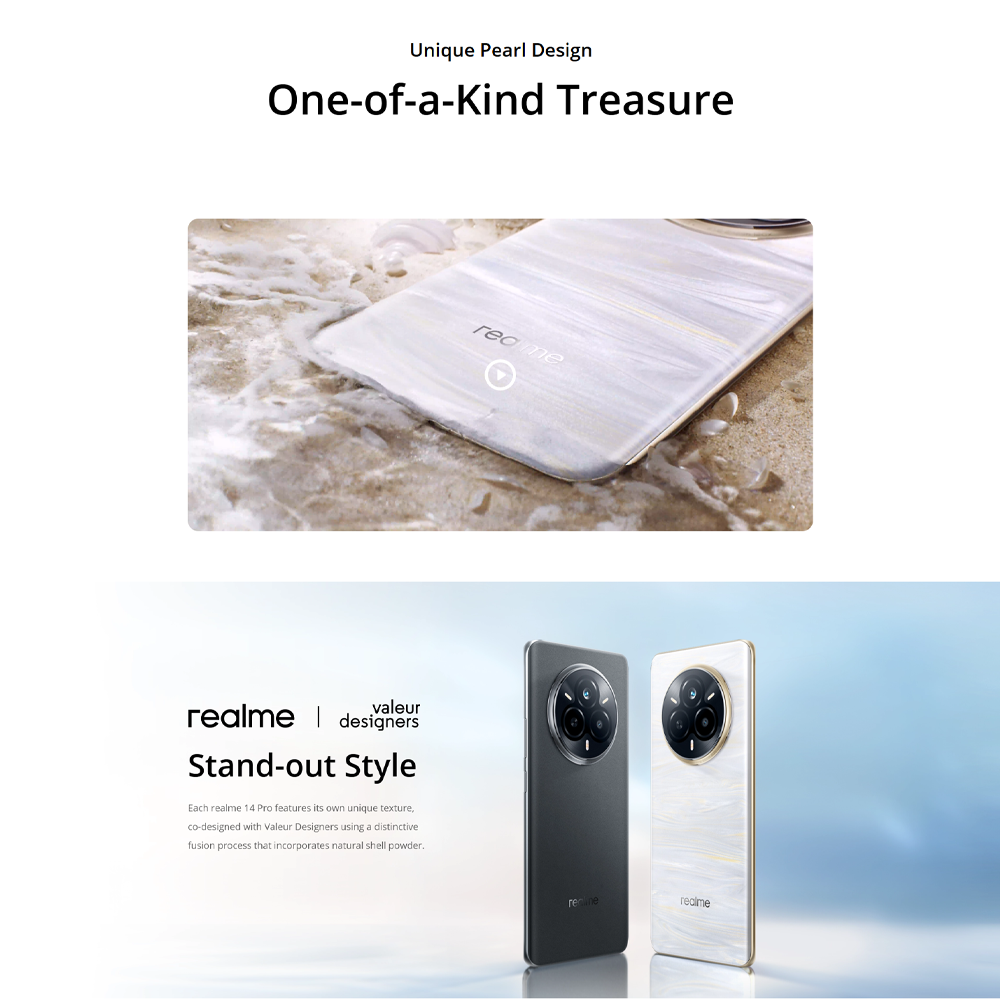 realme 14 Pro 5G 12GB+256GB/12GB+512GB | 6.77 inch | 50MP Rear Camera | Mediatek Dimensity 7300 Energy (4 nm) | 6000mAh, 45W Fast Charge