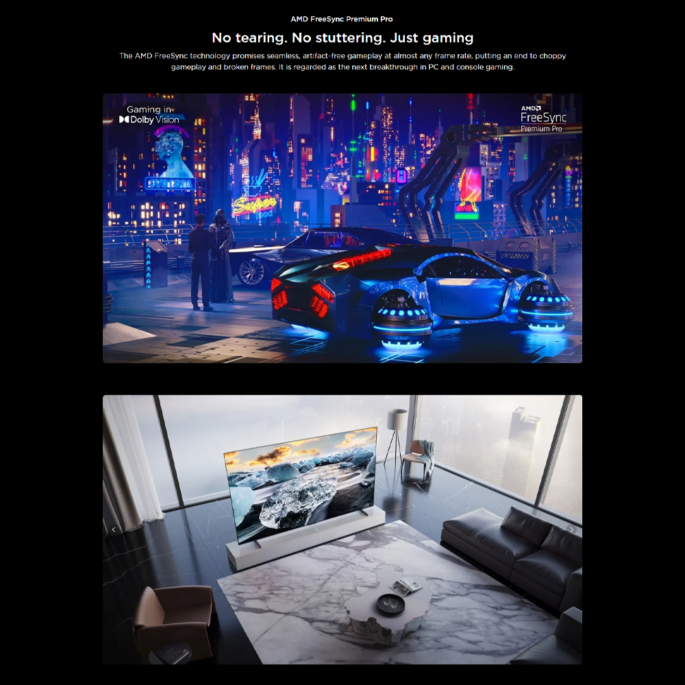 TCL 75/85/98 Premium QD-Mini LED 4K Google TV C855 | HDR 10+ | Ultra Slim Design | Dolby Atmos