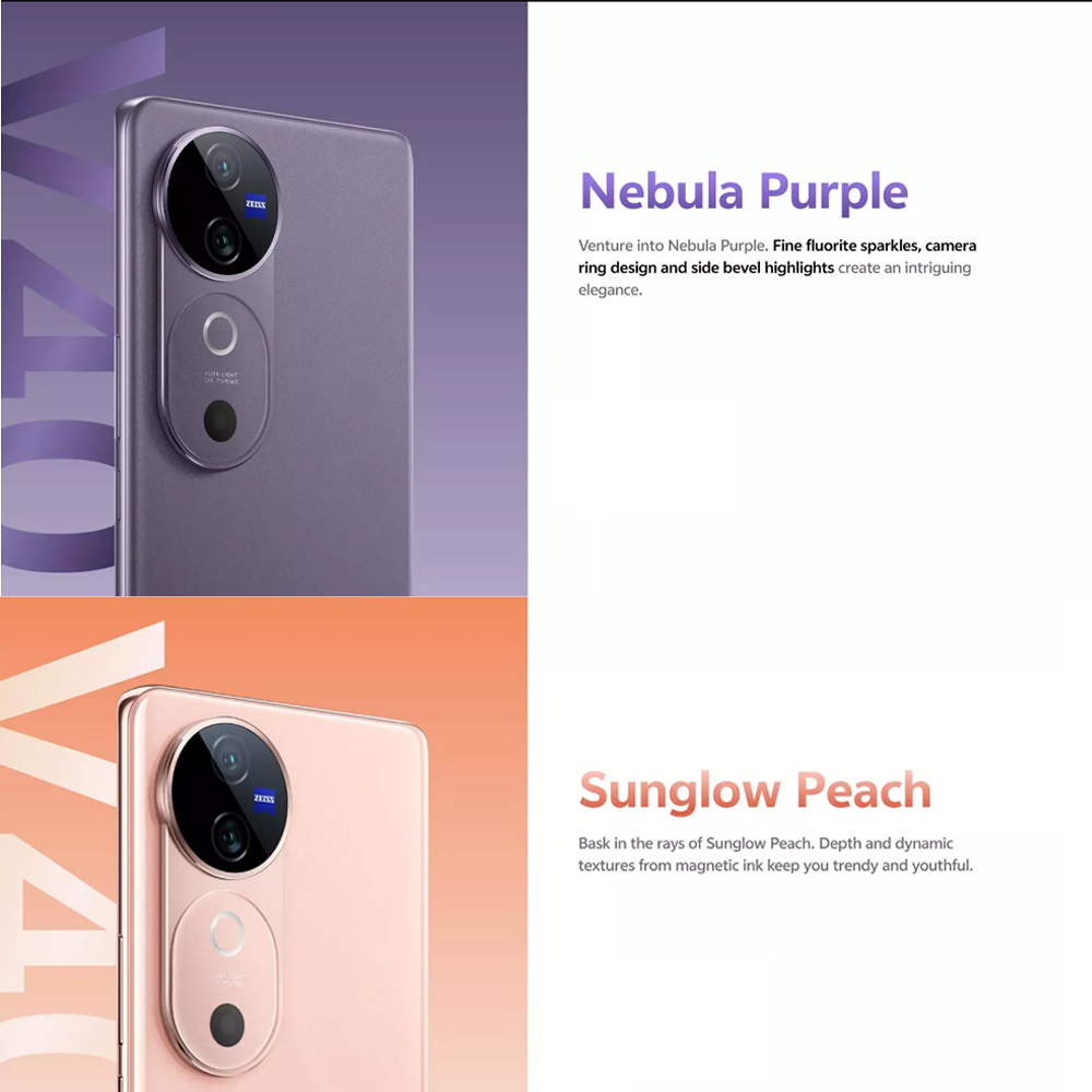 Vivo V40 5G 12GB+256GB | 50MP ZEISS All Main Camera |  Qualcomm Snapdragon Processor | 80W FlashCharge