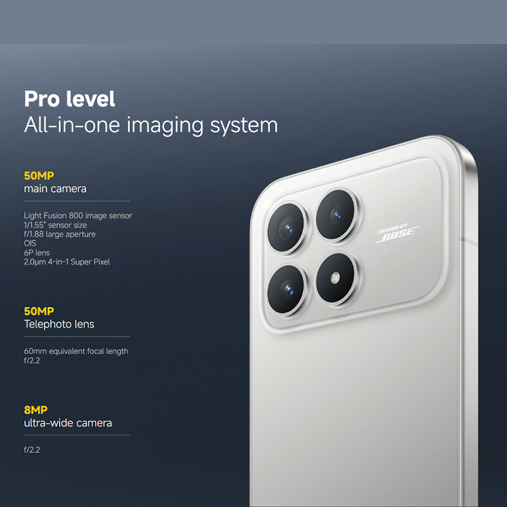 Xiaomi POCO F8 Pro | Snapdragon® 8 Elite | 6210mAh battery | 6.59" 120Hz POCO HyperRGB AMOLED | 50MP Triple Camera with OIS