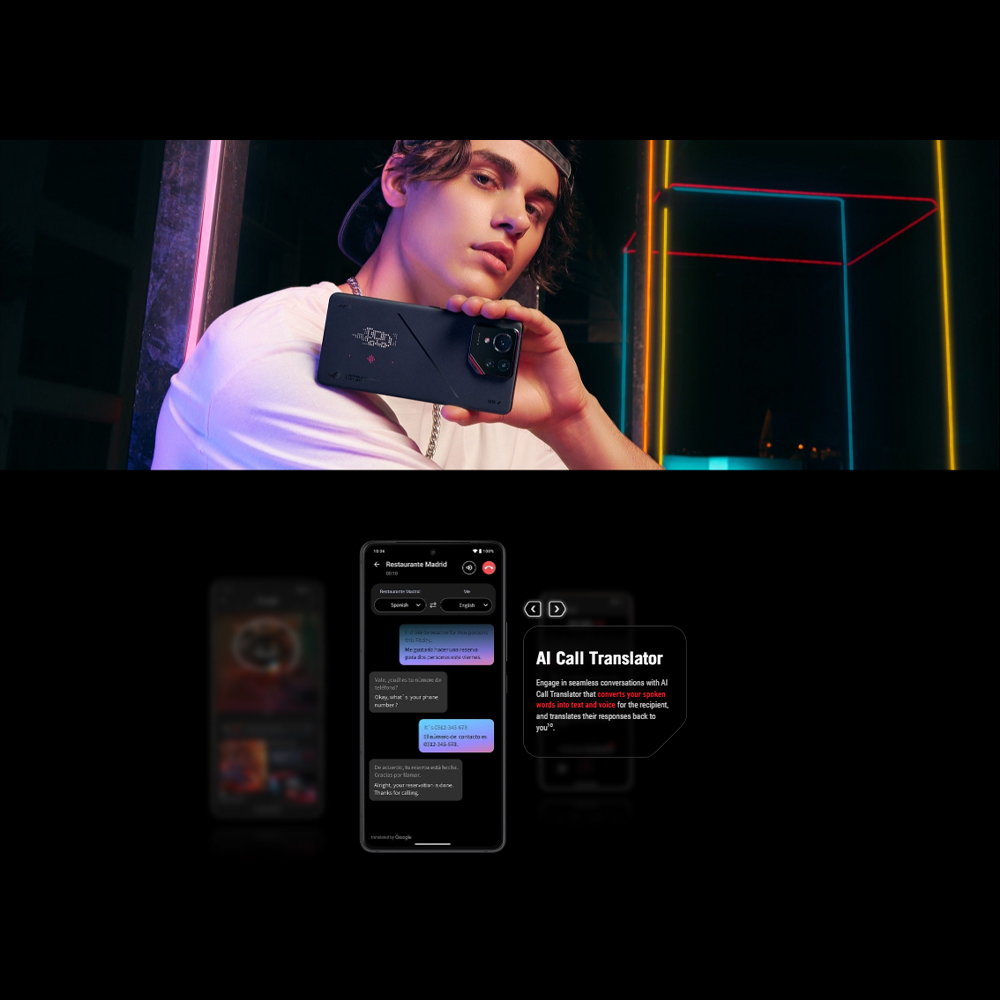 ASUS ROG Phone 9 Pro Edition 24GB+1TB |  Qualcomm Snapdragon 8 Gen 3 | Li-Po 5500 mAh | 6.78 inch, SAMSUNG Flexible AMOLED