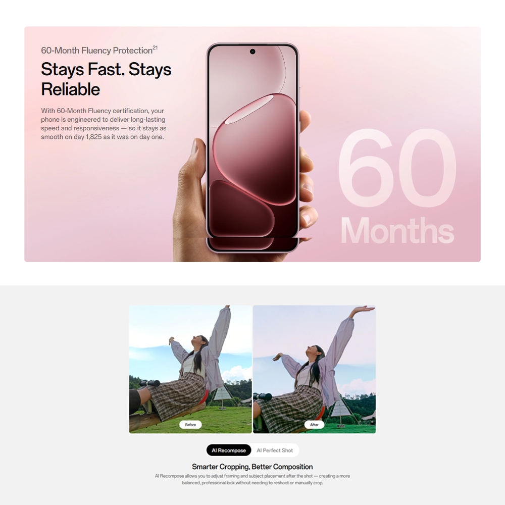 OPPO A6 Pro 5G 8GB+256GB | 50MP Camera | 6.57 inch, AMOLED | Li-Po 6500mAh | Mediatek Dimensity 6300 (6 nm) | Android 15, ColorOS 15