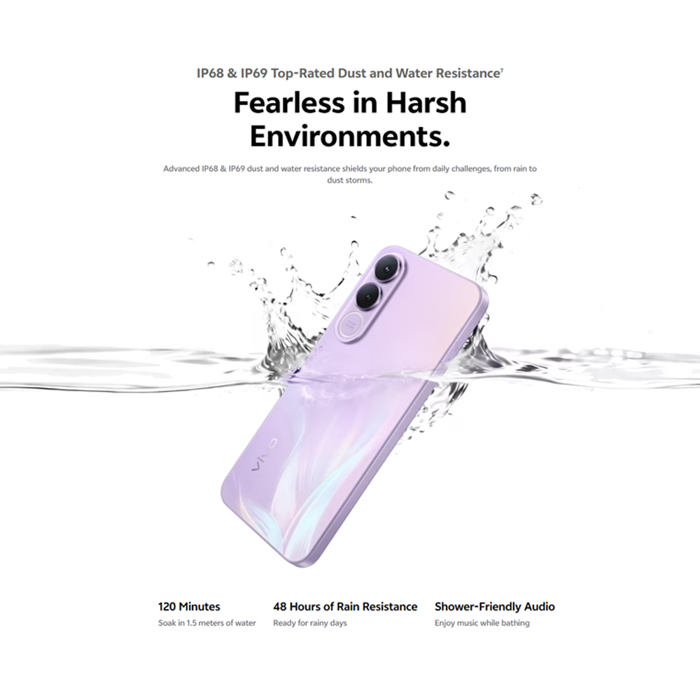 vivo V70 FE 5G 8GB+256GB/ 12GB+256GB | 6.83 inches | 200MP Rear Camera | Mediatek Dimensity 7360 Turbo (4 nm) | Android 16, OriginOS 6 | 7000mAh, 90W Fast Charge