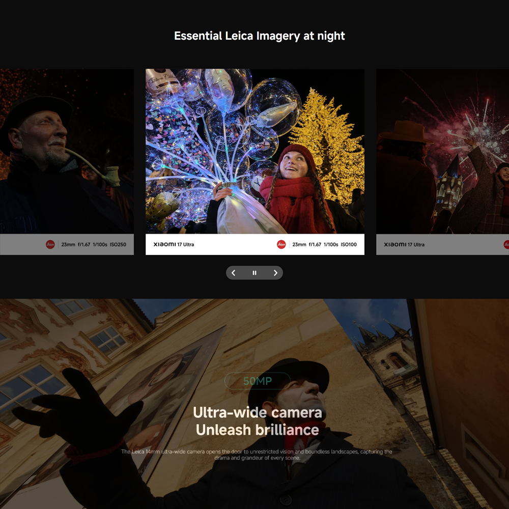 Xiaomi 17 Ultra 16GB+512GB/16GB+1TB | 6.9", LTPO AMOLED | 50MP Rear Camera | Qualcomm SM8850-AC Snapdragon 8 Elite Gen 5 (3 nm) | Li-Po 6000mAh, Supports 90W fast charging
