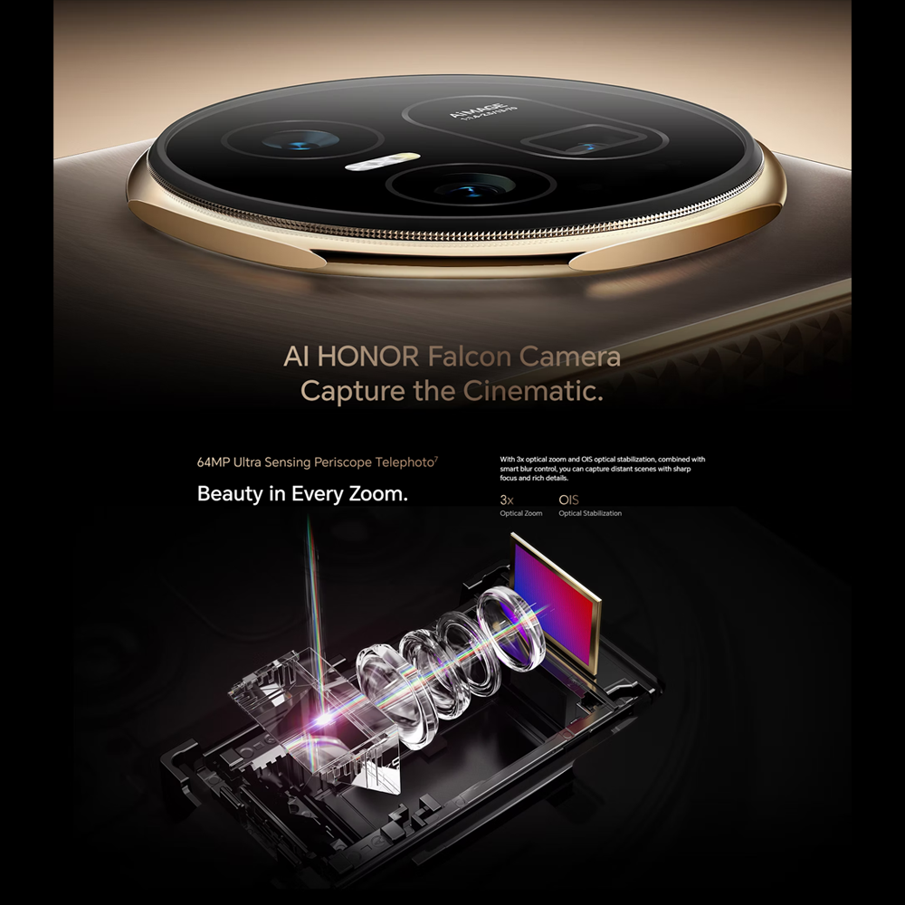 HONOR Magic V5 | 5,820mAh Silicon-Carbon Battery | AI-Powered Features | Falcon Camera System | Snapdragon 8 Elite